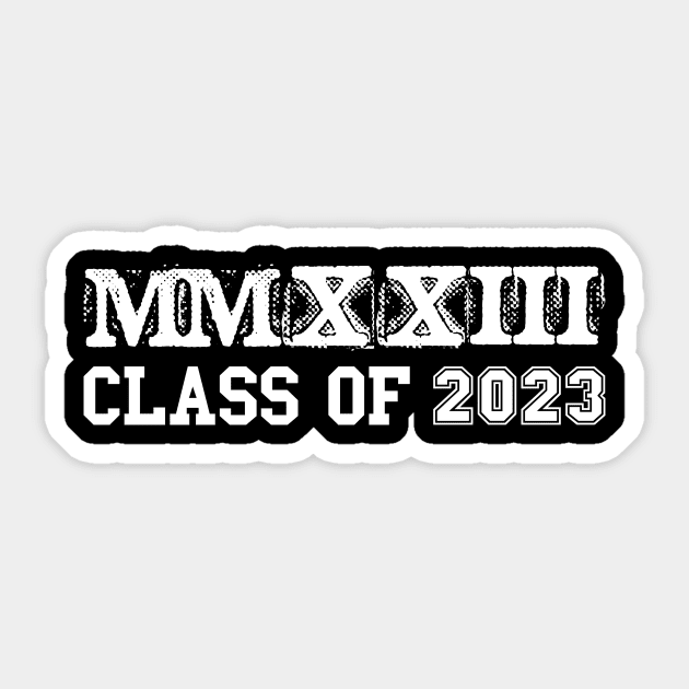 Class of 2023 MMXXIII Graduation Spirit Sticker by FrancisDouglasOfficial